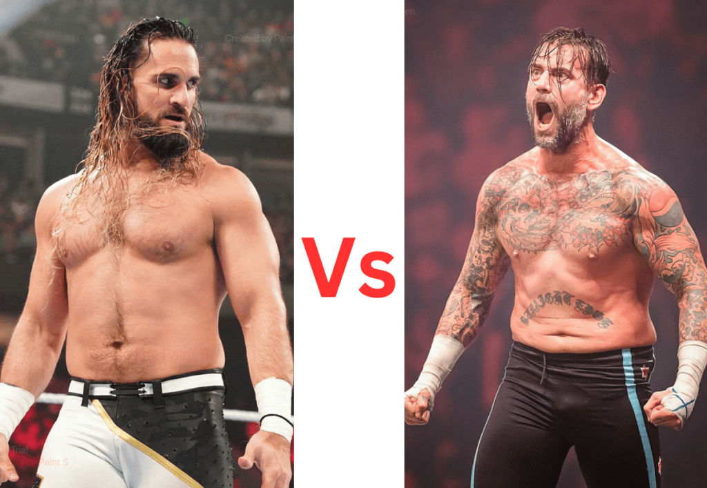 CM Punk and Seth Rollins Clash